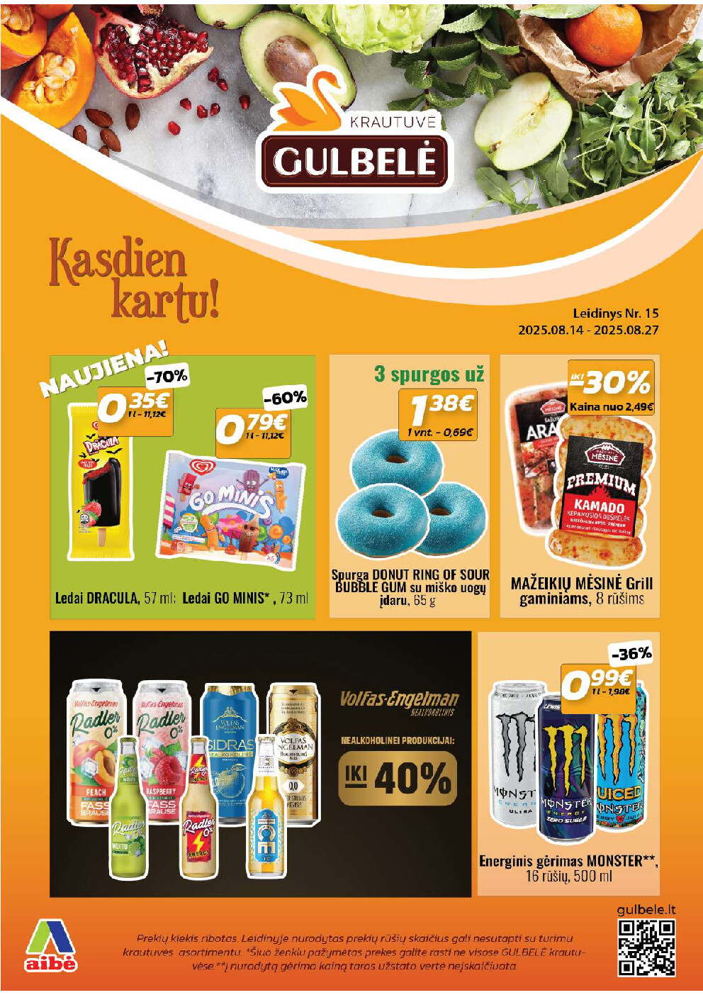 Gulbelės leidinys Nr. 15 (2025-08-14 - 2025-08-27) | 1