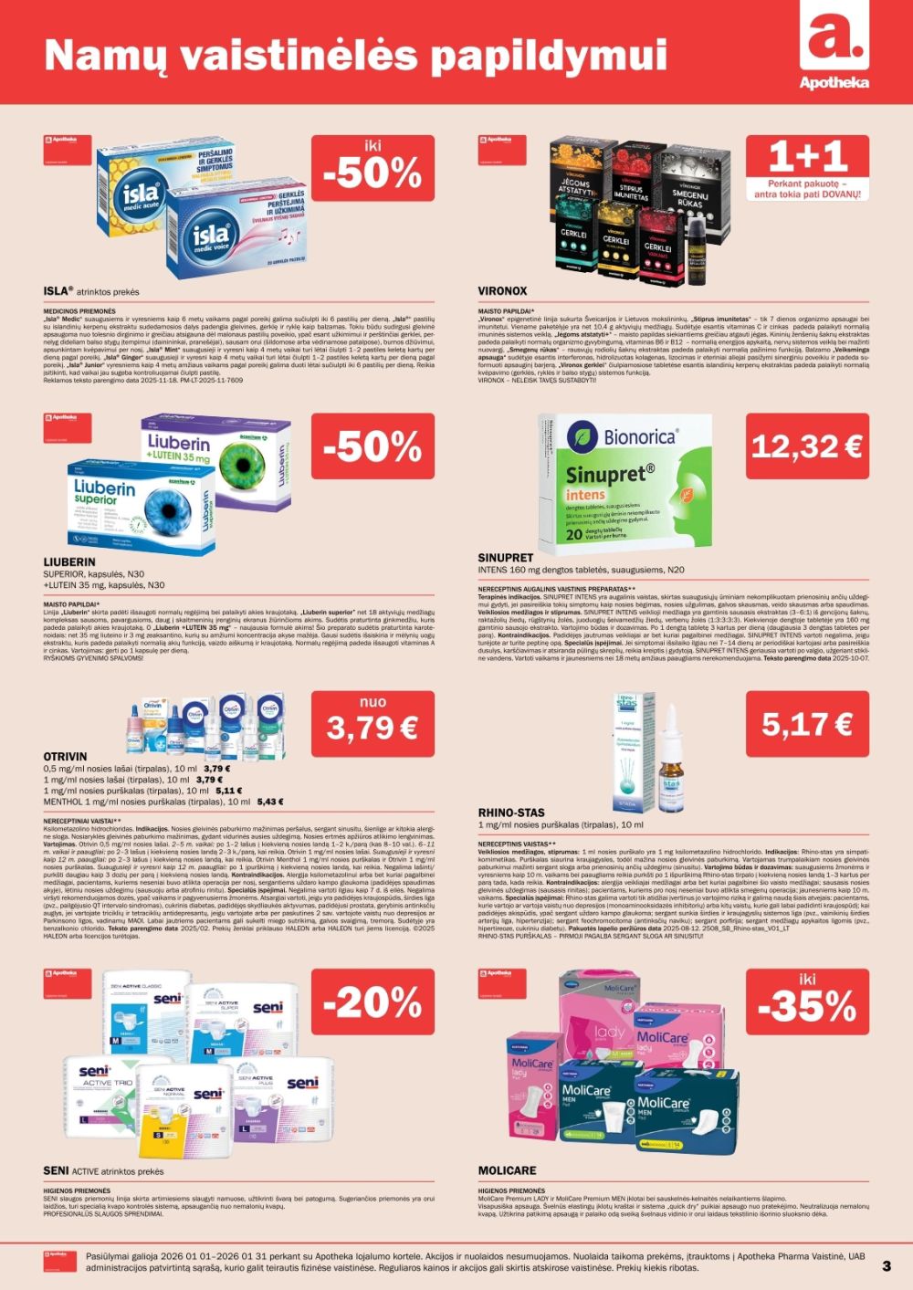 APOTHEKA (2026 01 01 - 2026 01 31) | 3