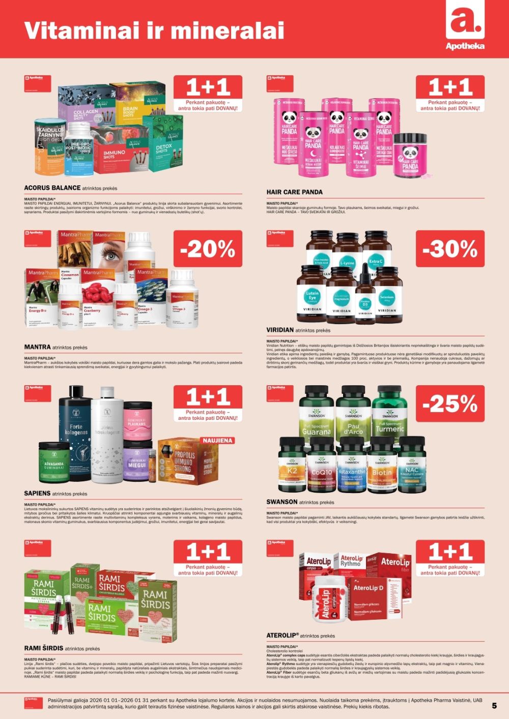 APOTHEKA (2026 01 01 - 2026 01 31) | 5