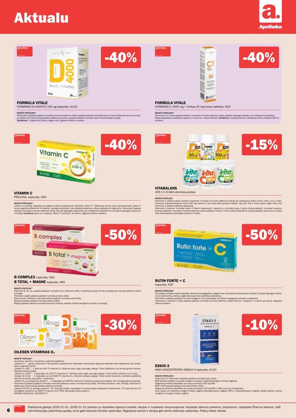 APOTHEKA (2026 01 01 - 2026 01 31) | 6