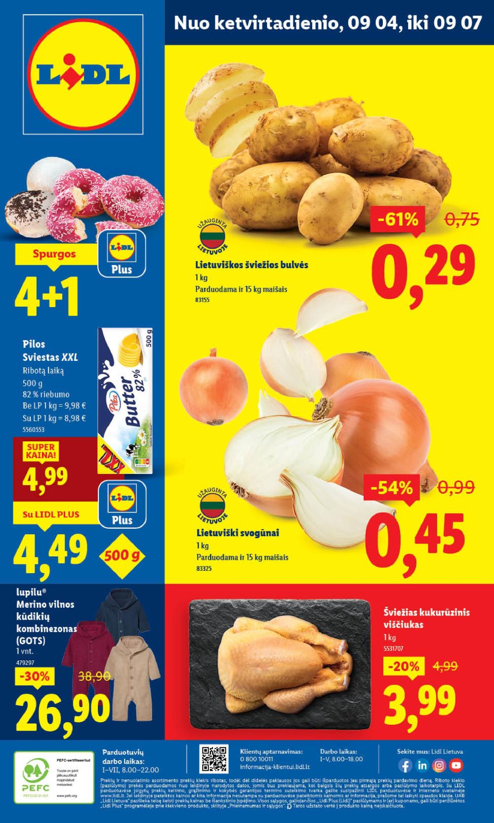 LIDL - Maisto prekių pasiūlymai (2025 09 04 - 2025 09 07) | 1