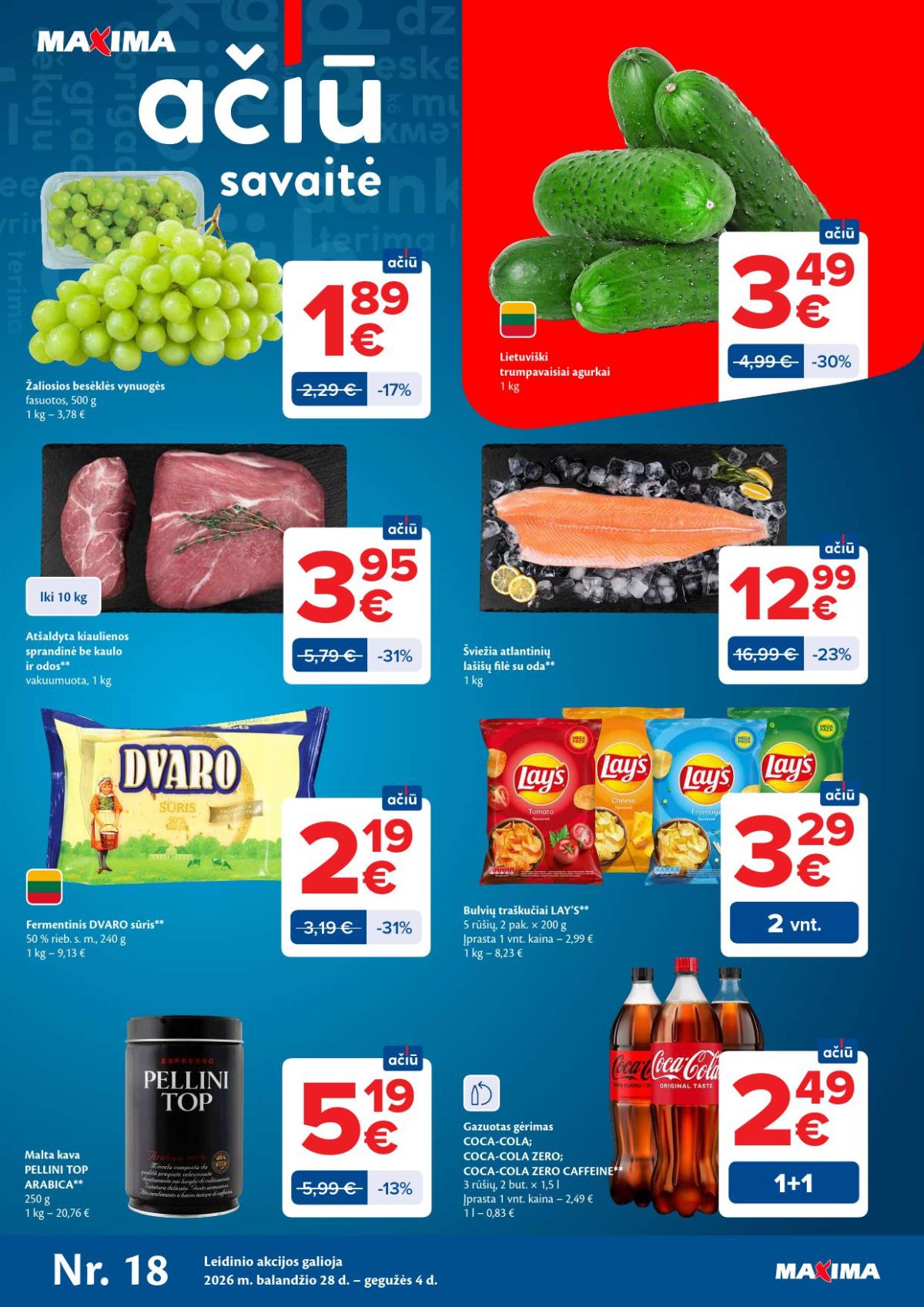 MAXIMA - Kaininis leidinys Nr.18 (2026 04 28 - 2026 05 04) | 1