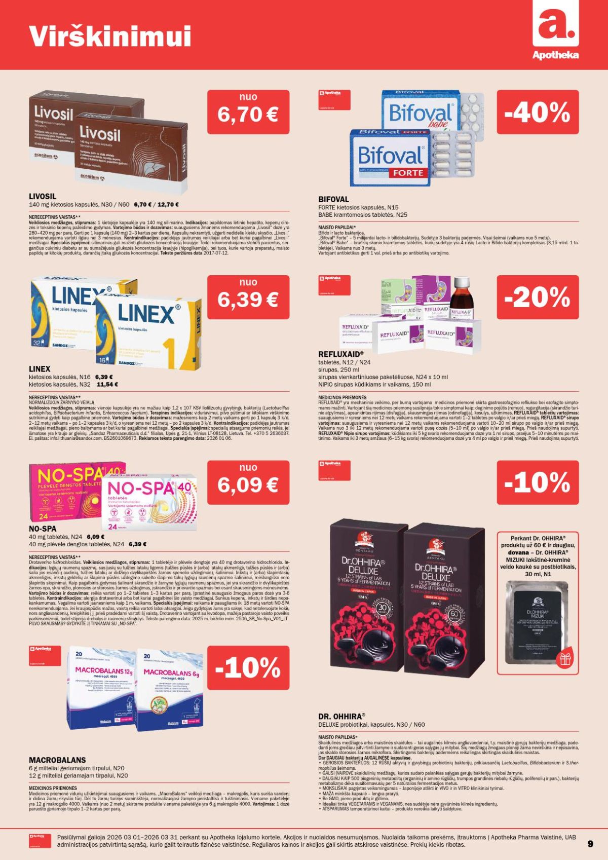 APOTHEKA (2026 03 01 - 2026 03 31) | 9