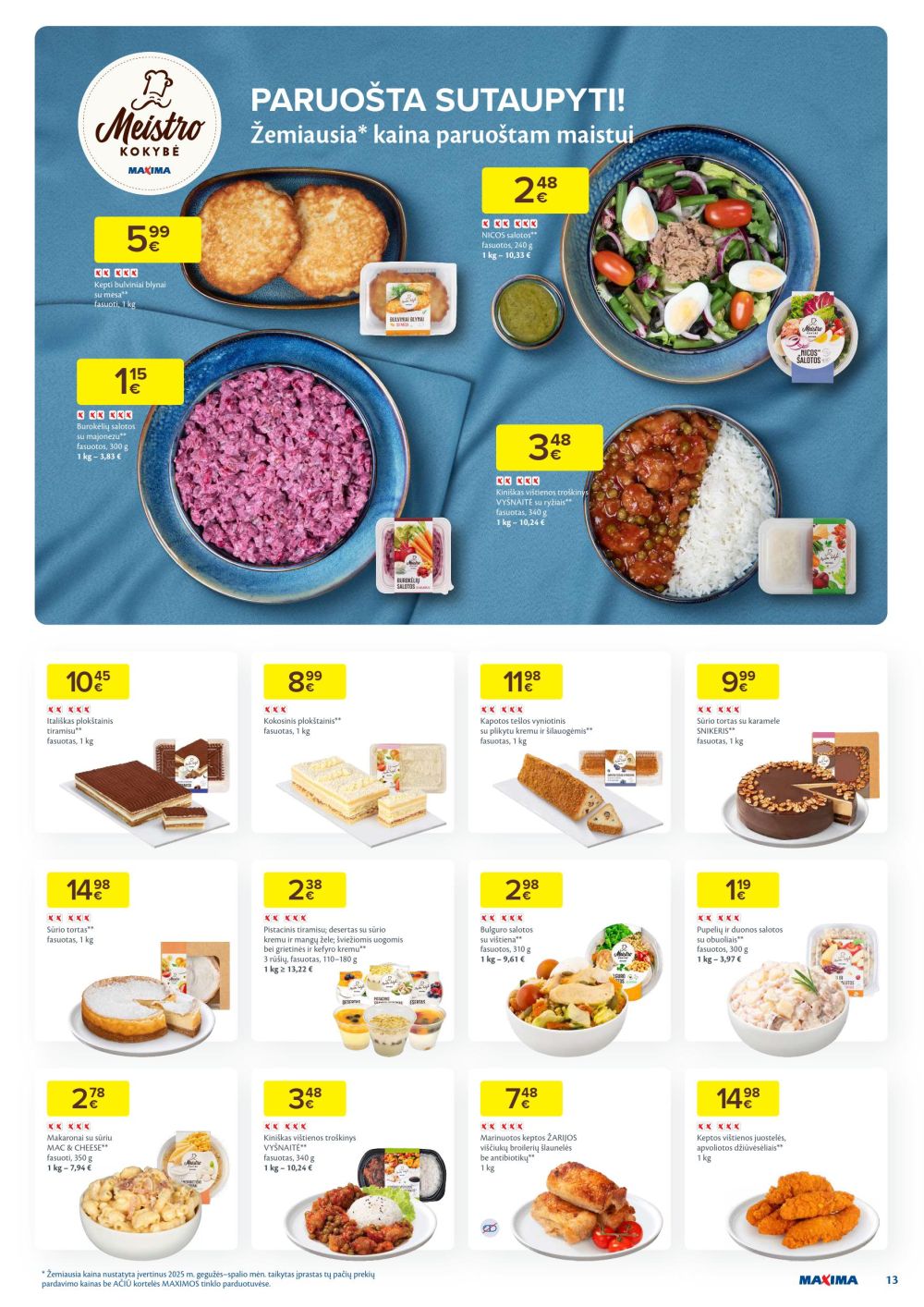 MAXIMA - Kaininis leidinys Nr.50 (2025 12 09 - 2025 12 15) | 13