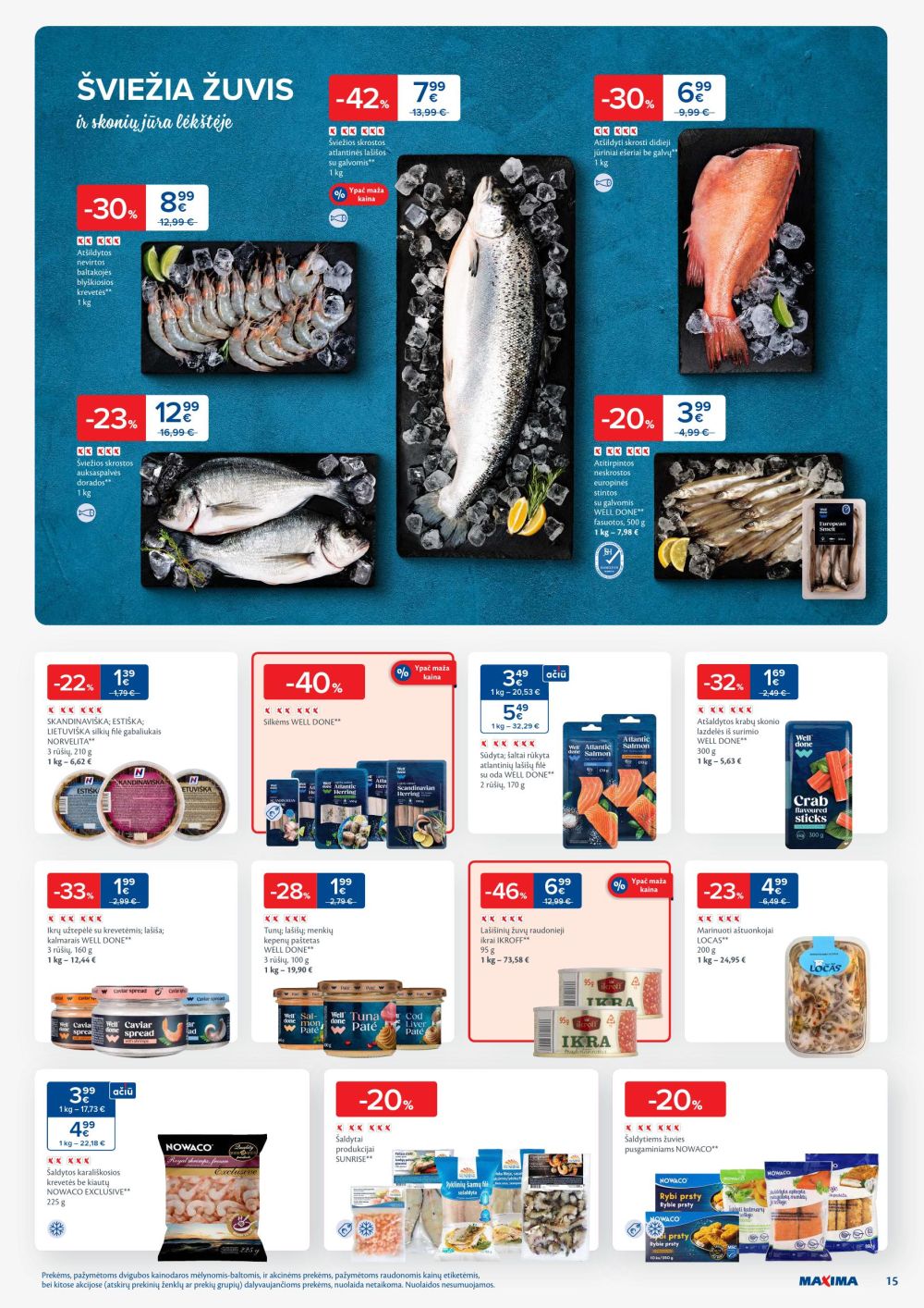 MAXIMA - Kaininis leidinys Nr.50 (2025 12 09 - 2025 12 15) | 15