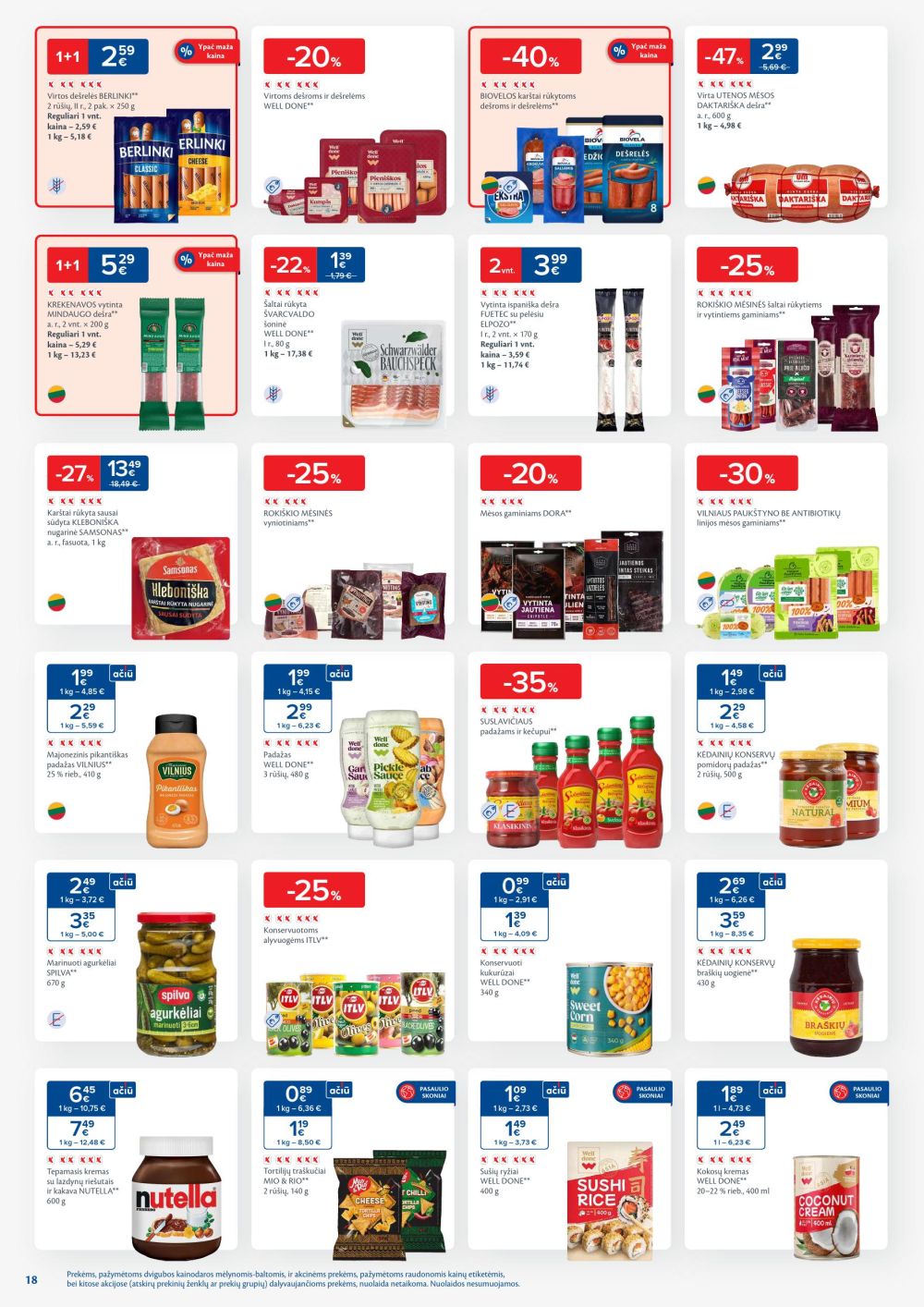 MAXIMA - Kaininis leidinys Nr.50 (2025 12 09 - 2025 12 15) | 18