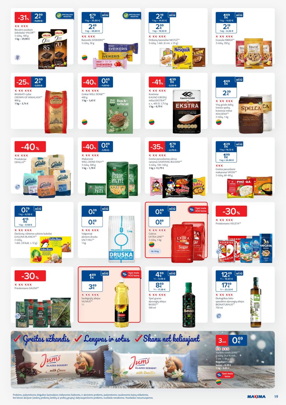 MAXIMA - Kaininis leidinys Nr.50 (2025 12 09 - 2025 12 15) | 19