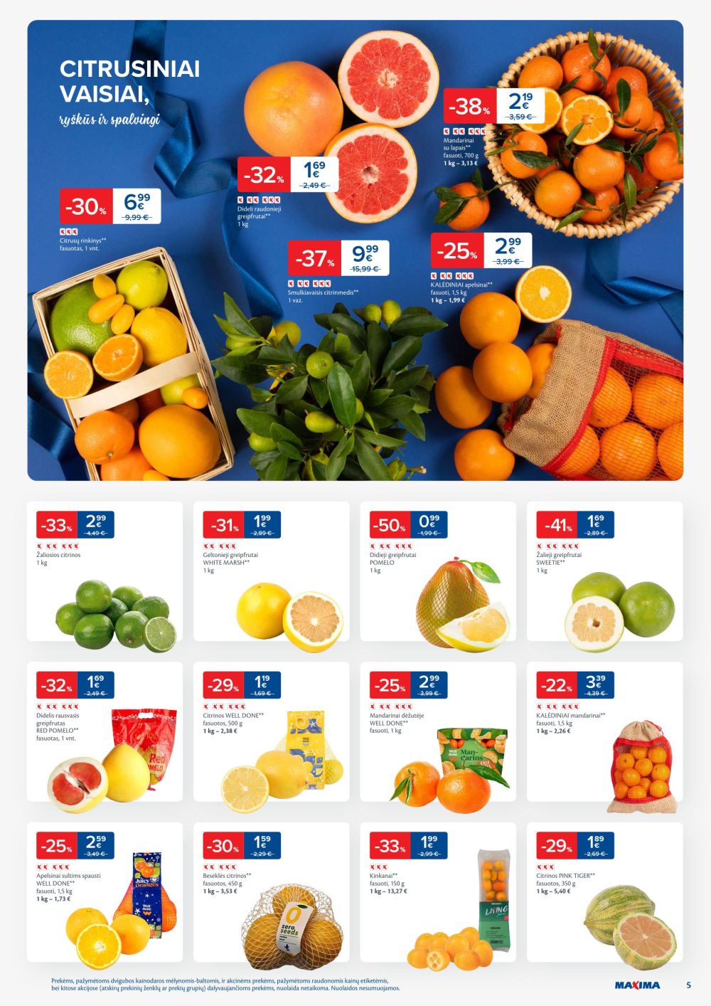 MAXIMA - Kaininis leidinys Nr.50 (2025 12 09 - 2025 12 15) | 5