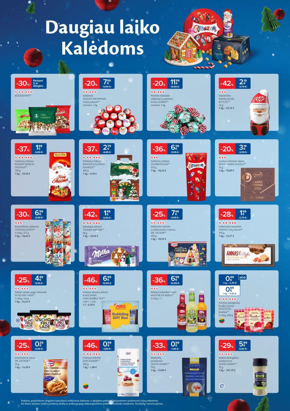 MAXIMA - Kaininis leidinys Nr.50 (2025 12 09 - 2025 12 15) | 6