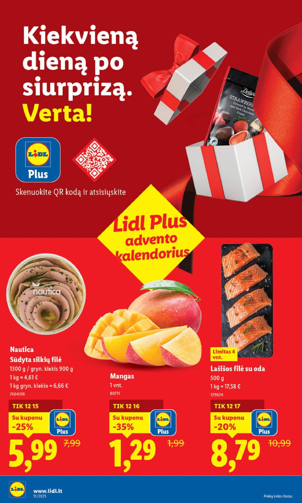 LIDL - Maisto prekių pasiūlymai (2025 12 18 - 2025 12 21) | 20