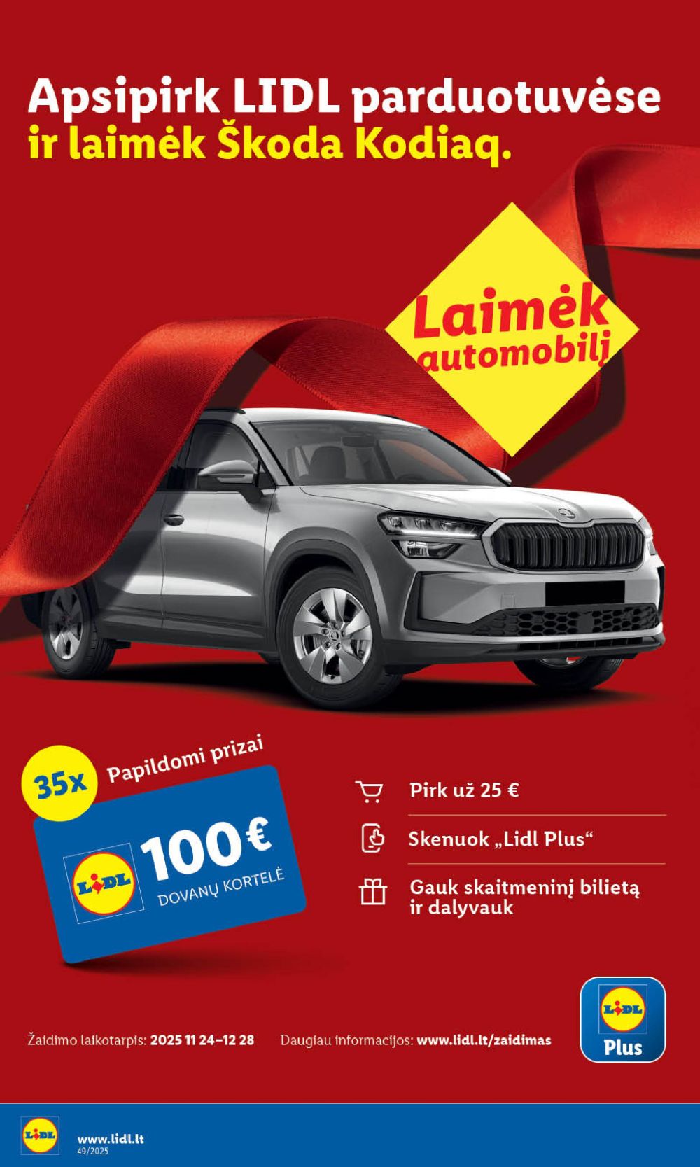 LIDL - Maisto prekių pasiūlymai (2025 12 18 - 2025 12 21) | 3