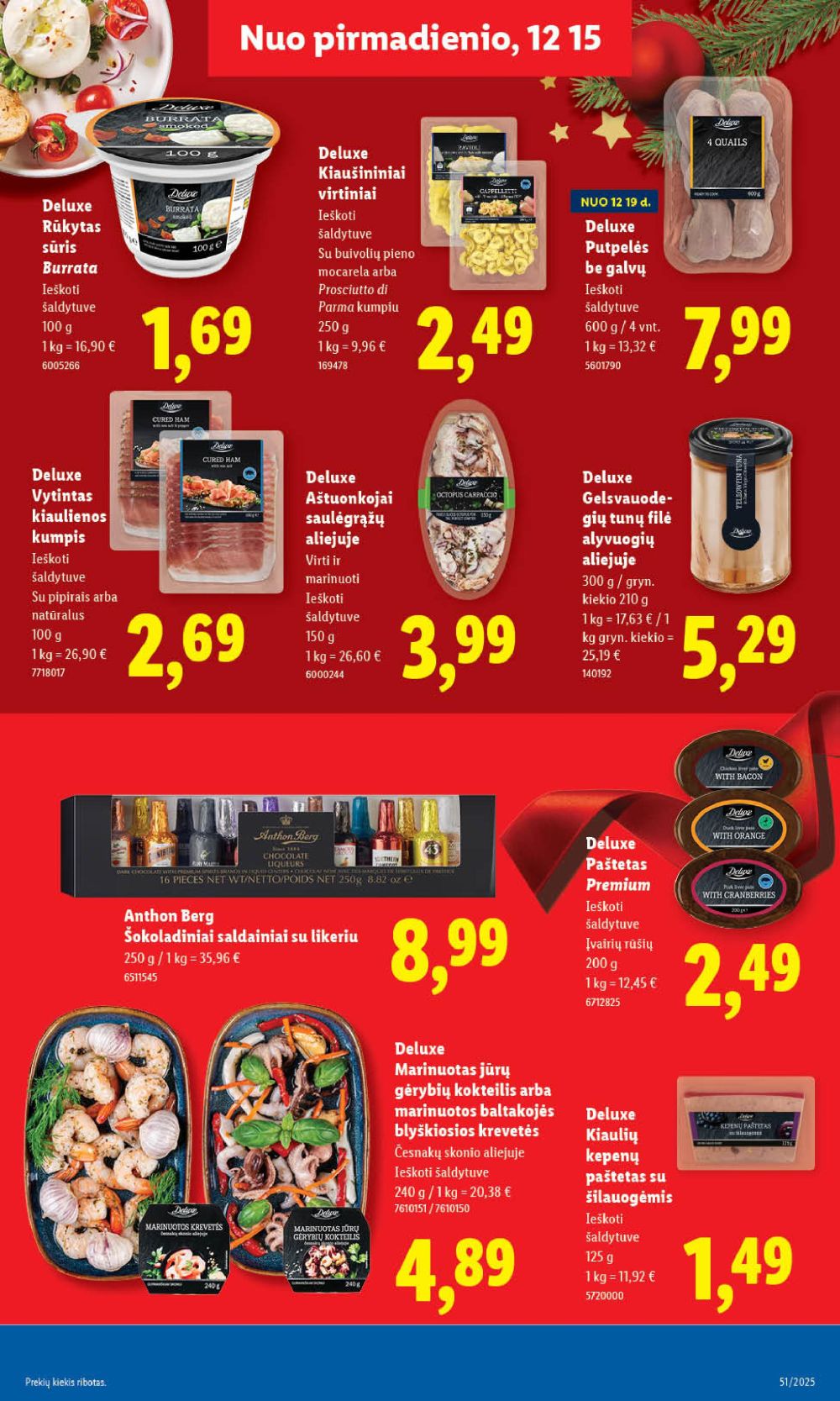LIDL - Maisto prekių pasiūlymai (2025 12 18 - 2025 12 21) | 23