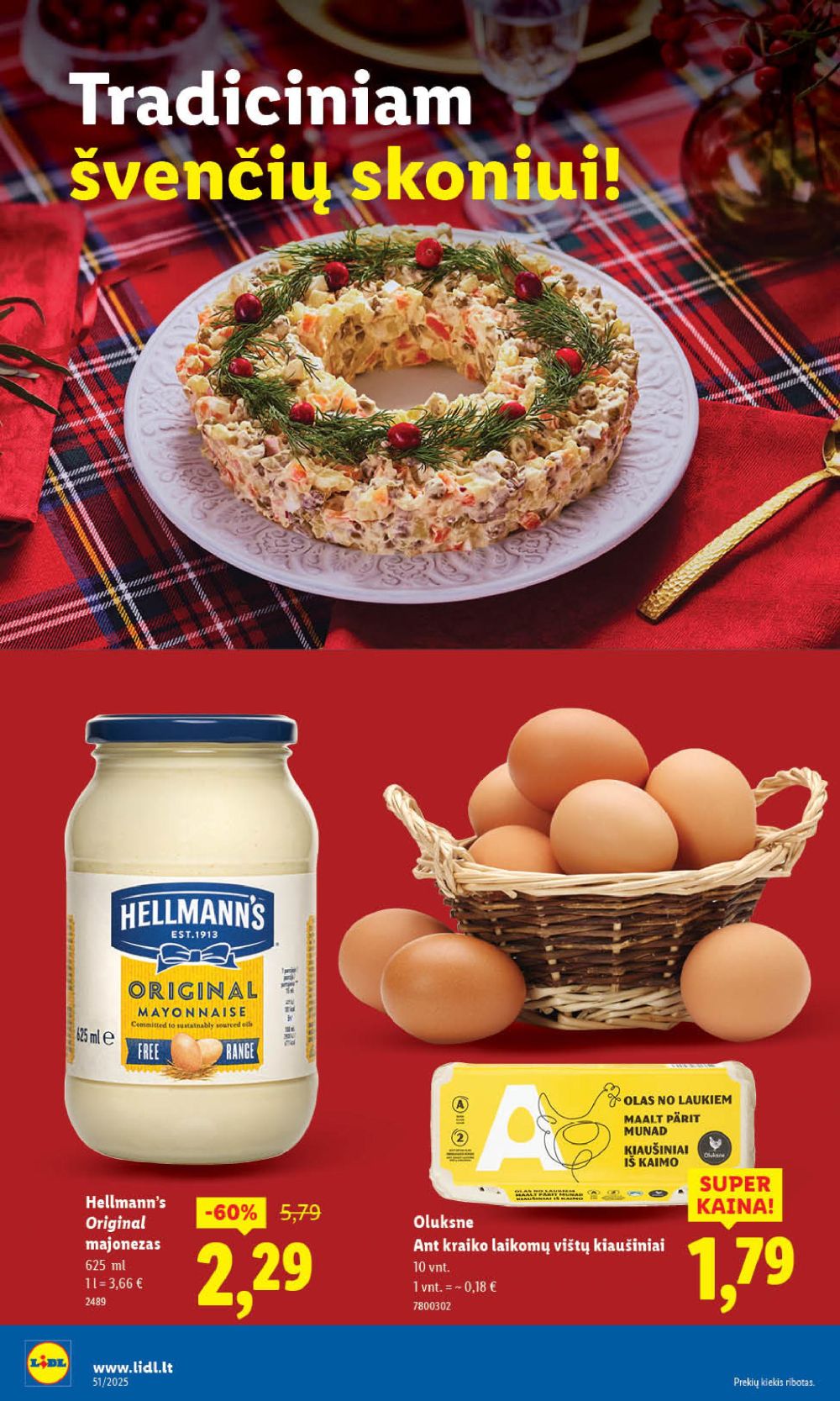 LIDL - Maisto prekių pasiūlymai (2025 12 18 - 2025 12 21) | 28