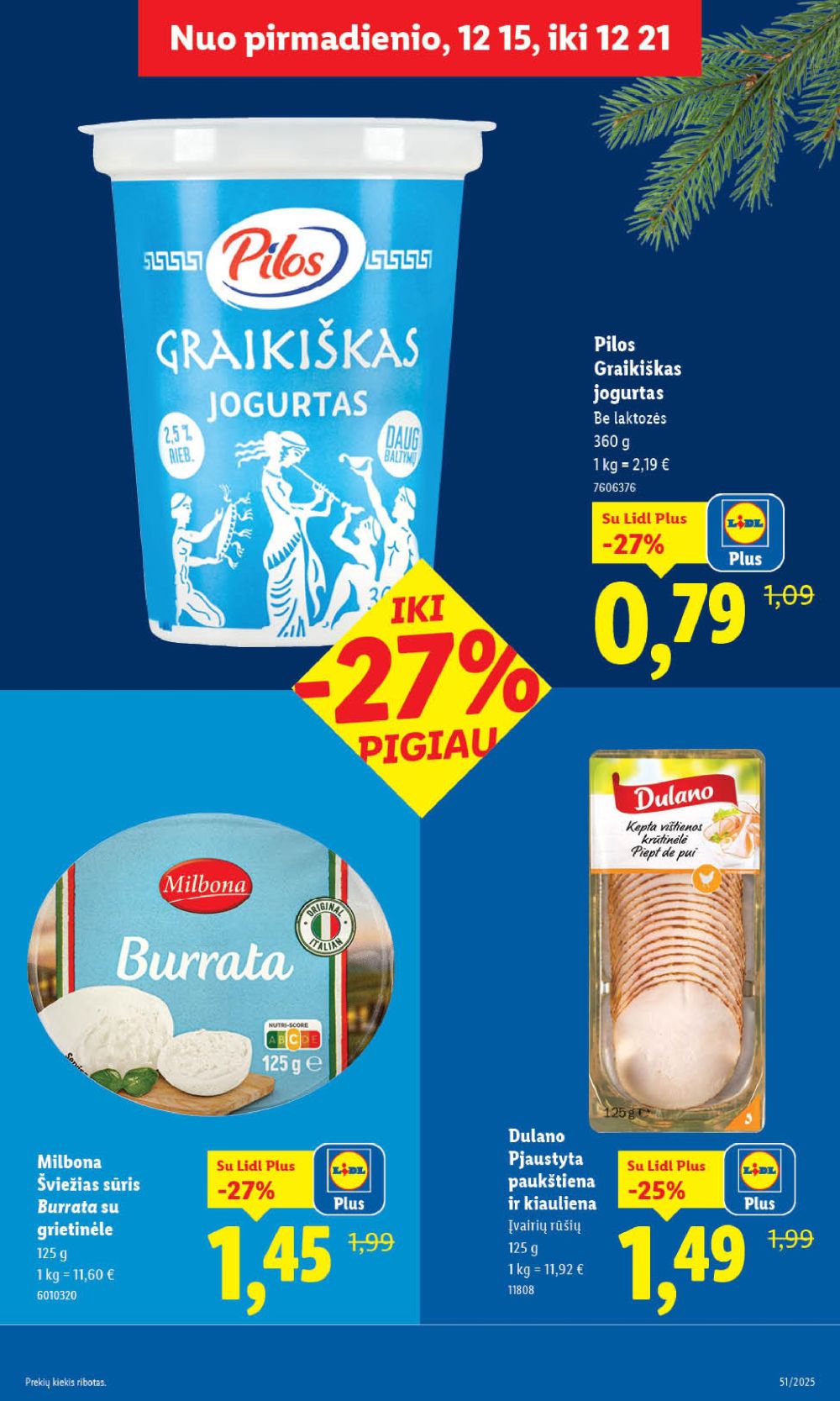 LIDL - Maisto prekių pasiūlymai (2025 12 18 - 2025 12 21) | 35