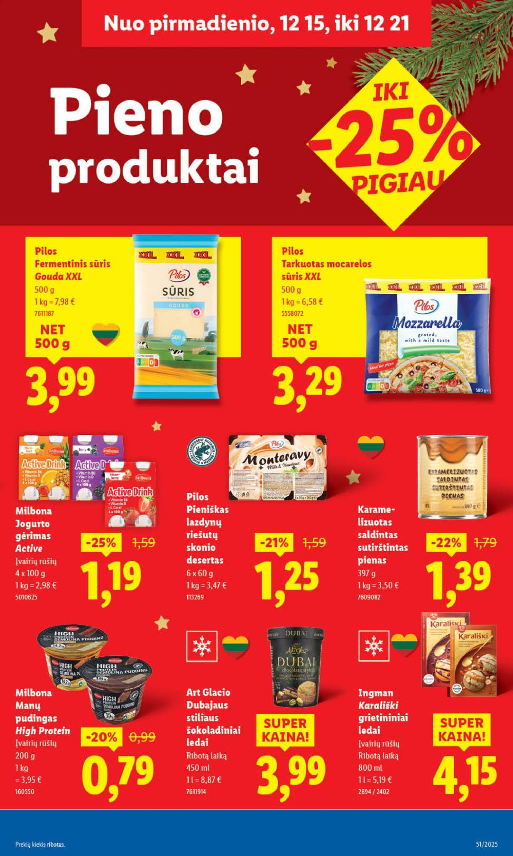 LIDL - Maisto prekių pasiūlymai (2025 12 18 - 2025 12 21) | 37