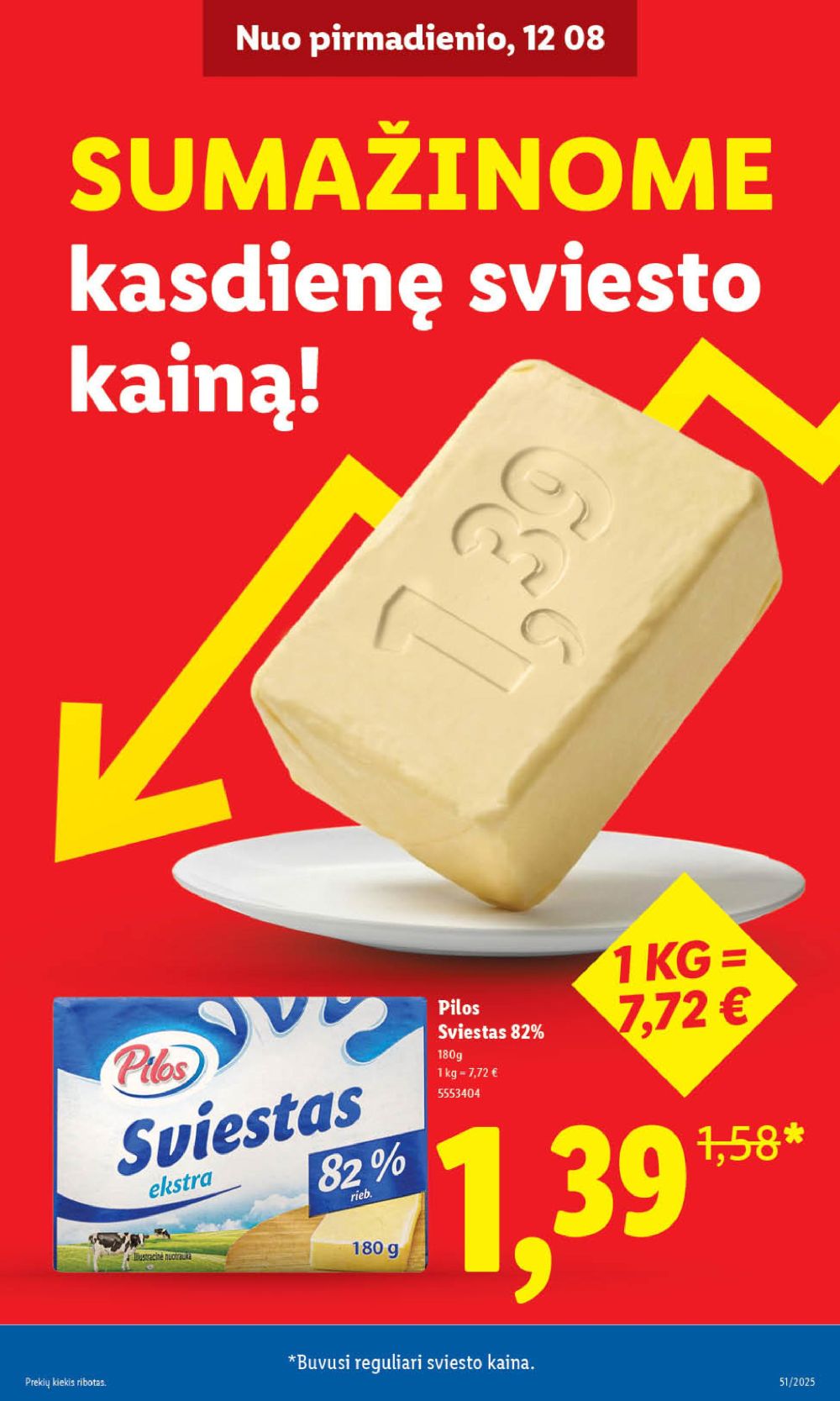 LIDL - Maisto prekių pasiūlymai (2025 12 18 - 2025 12 21) | 5