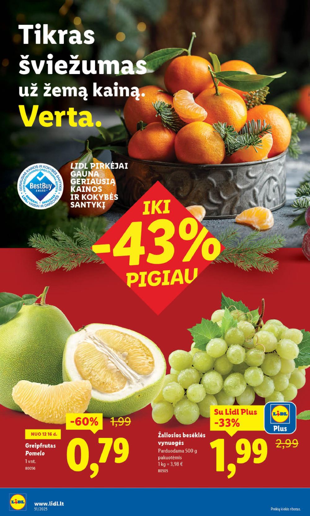 LIDL - Maisto prekių pasiūlymai (2025 12 18 - 2025 12 21) | 6