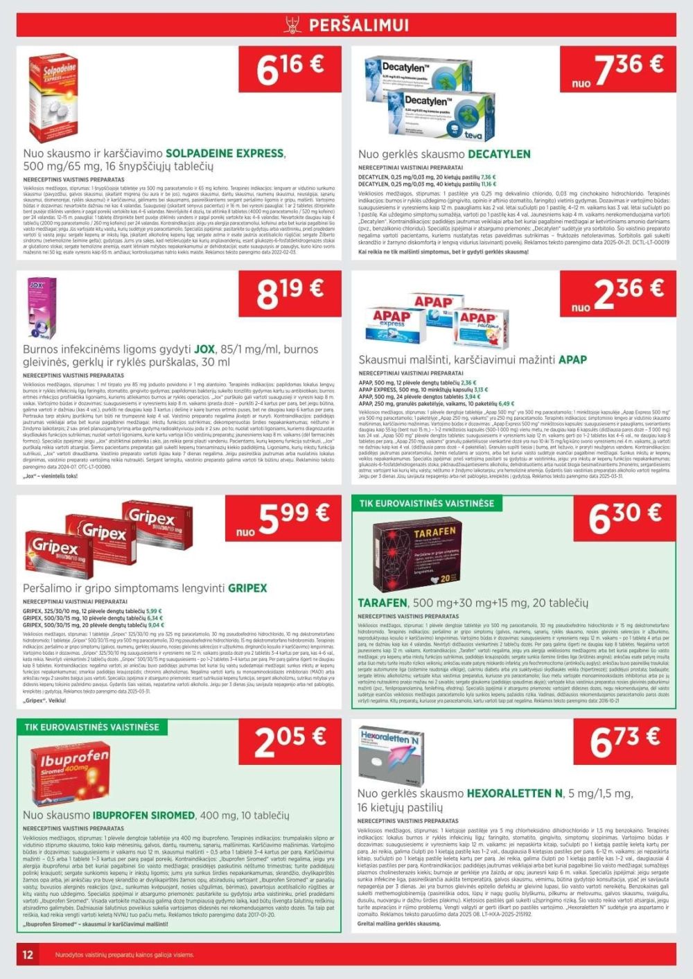 EUROVAISTINĖ (2025 11 01 - 2025 11 30) | 12