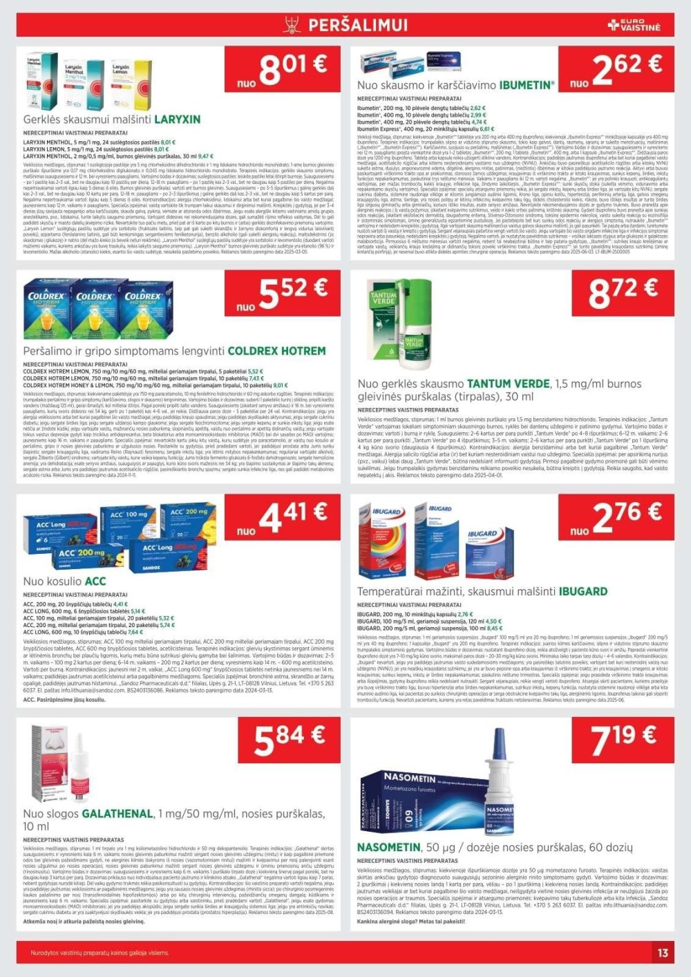 EUROVAISTINĖ (2025 11 01 - 2025 11 30) | 13