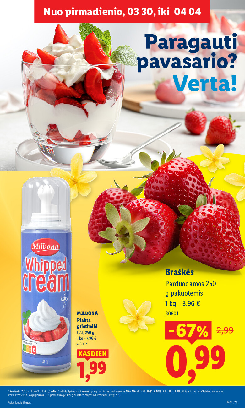 MAISTO PREKIŲ PASIŪLYMAI (2026-03-30 - 2026-04-05) | 31