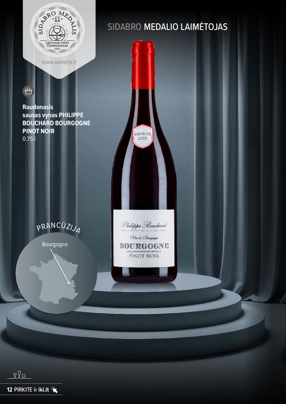 IKI apdovanotų vynų ir šampanų kolekcija 2025 | 12