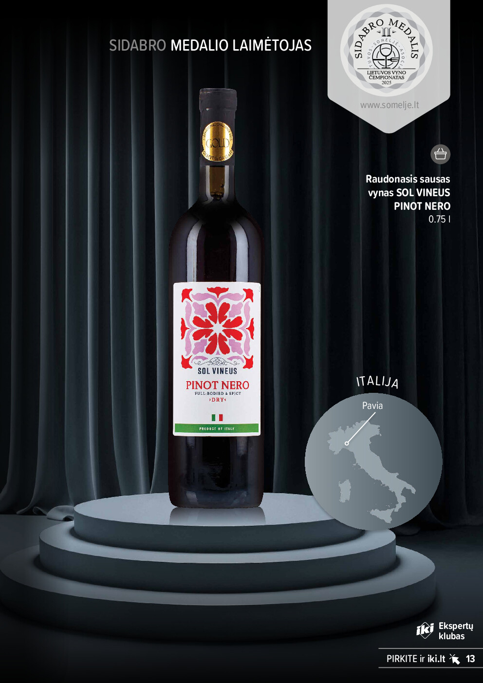 IKI apdovanotų vynų ir šampanų kolekcija 2025 | 13