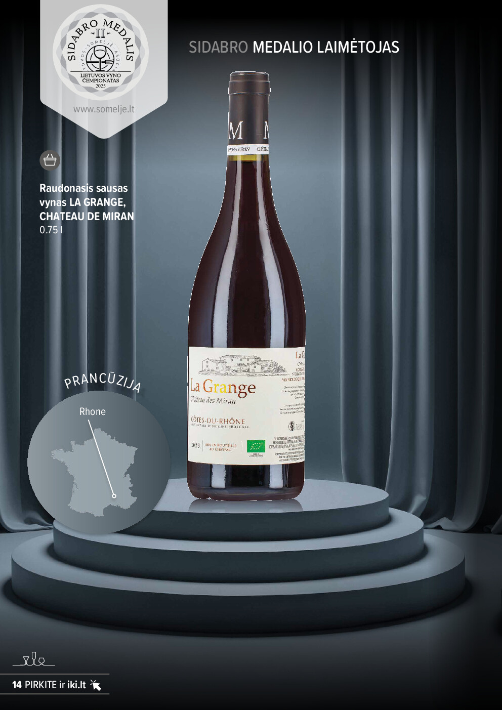 IKI apdovanotų vynų ir šampanų kolekcija 2025 | 14