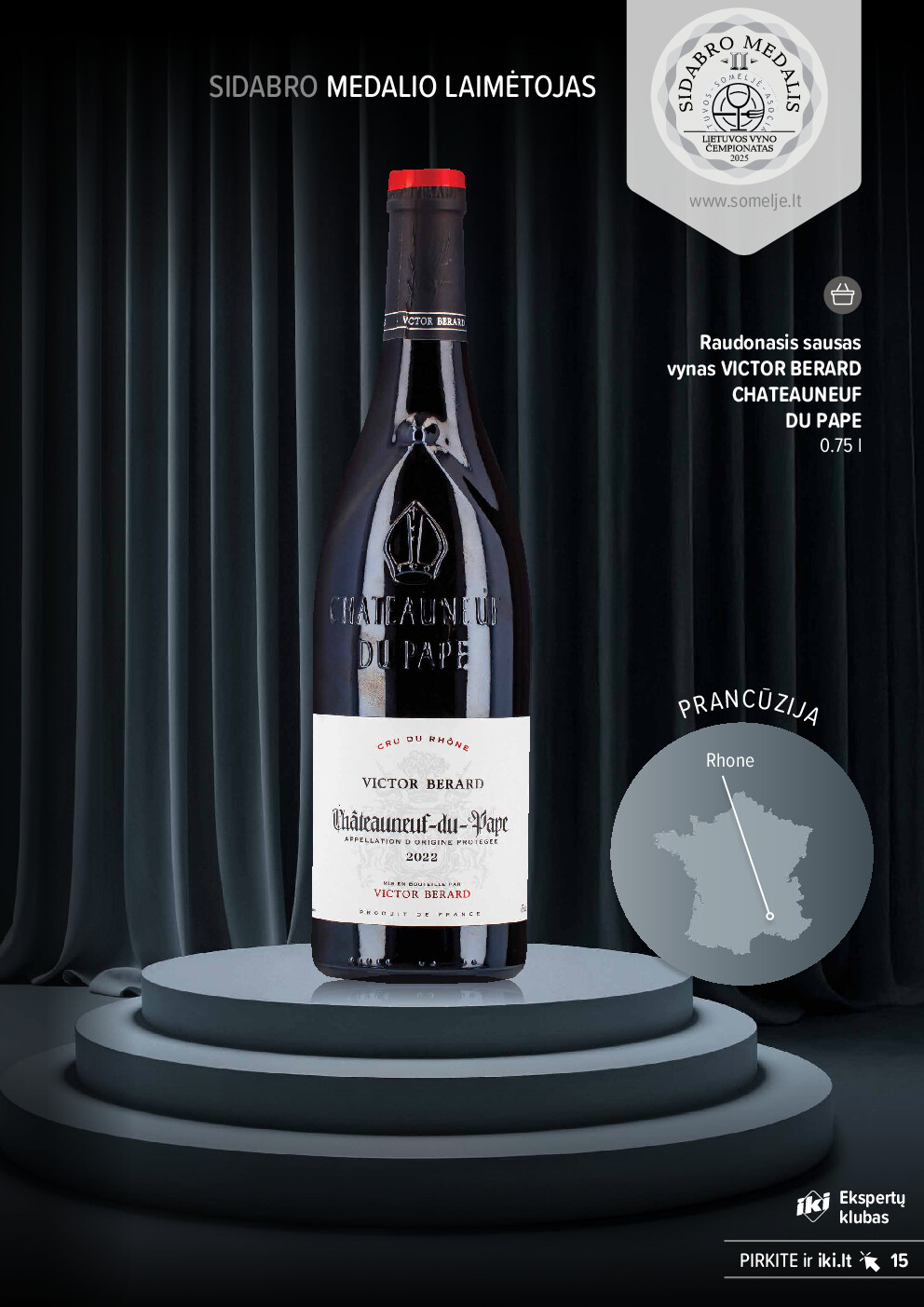 IKI apdovanotų vynų ir šampanų kolekcija 2025 | 15