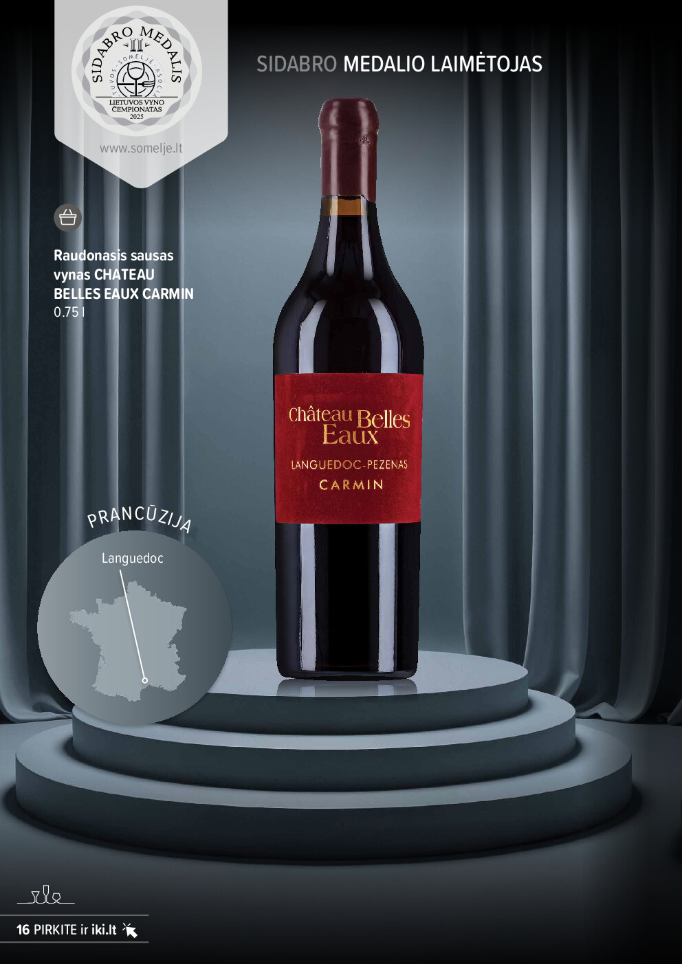 IKI apdovanotų vynų ir šampanų kolekcija 2025 | 16