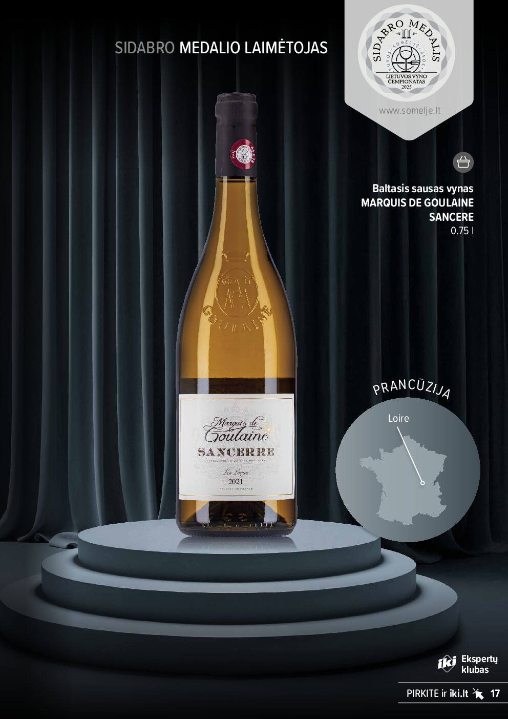 IKI apdovanotų vynų ir šampanų kolekcija 2025 | 17