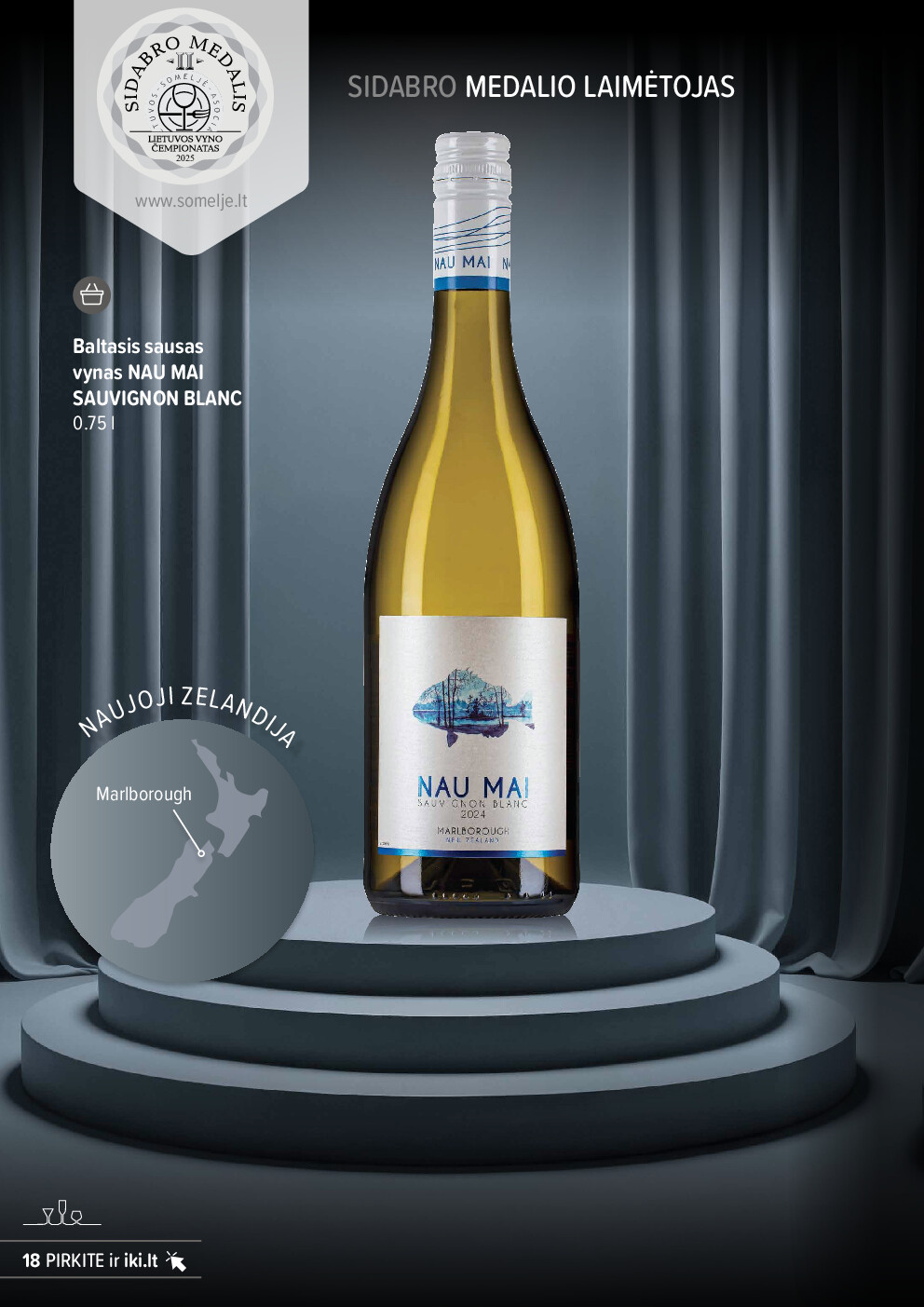 IKI apdovanotų vynų ir šampanų kolekcija 2025 | 18