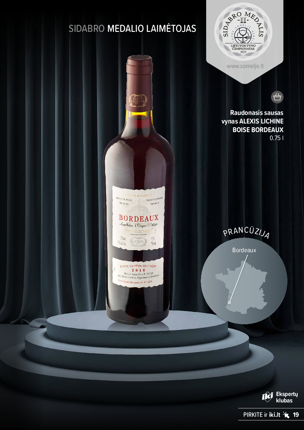 IKI apdovanotų vynų ir šampanų kolekcija 2025 | 19