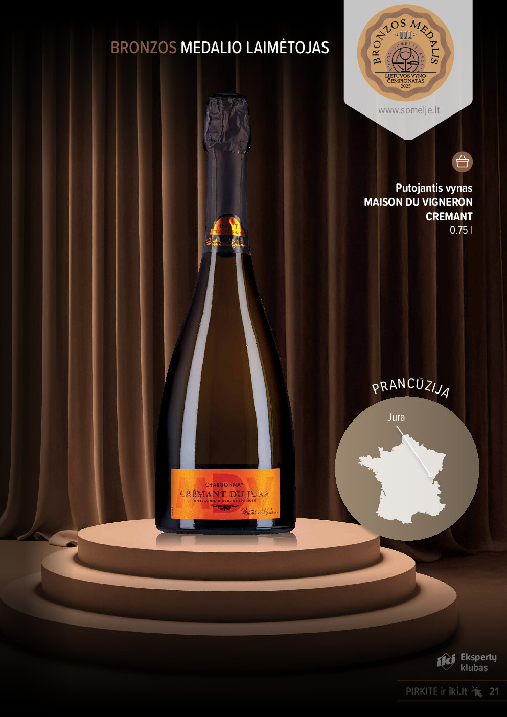 IKI apdovanotų vynų ir šampanų kolekcija 2025 | 21