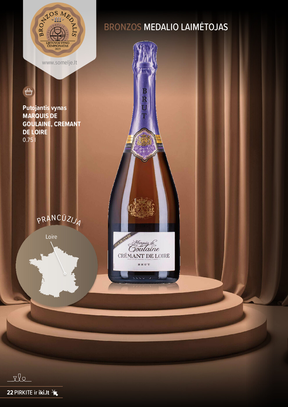IKI apdovanotų vynų ir šampanų kolekcija 2025 | 22