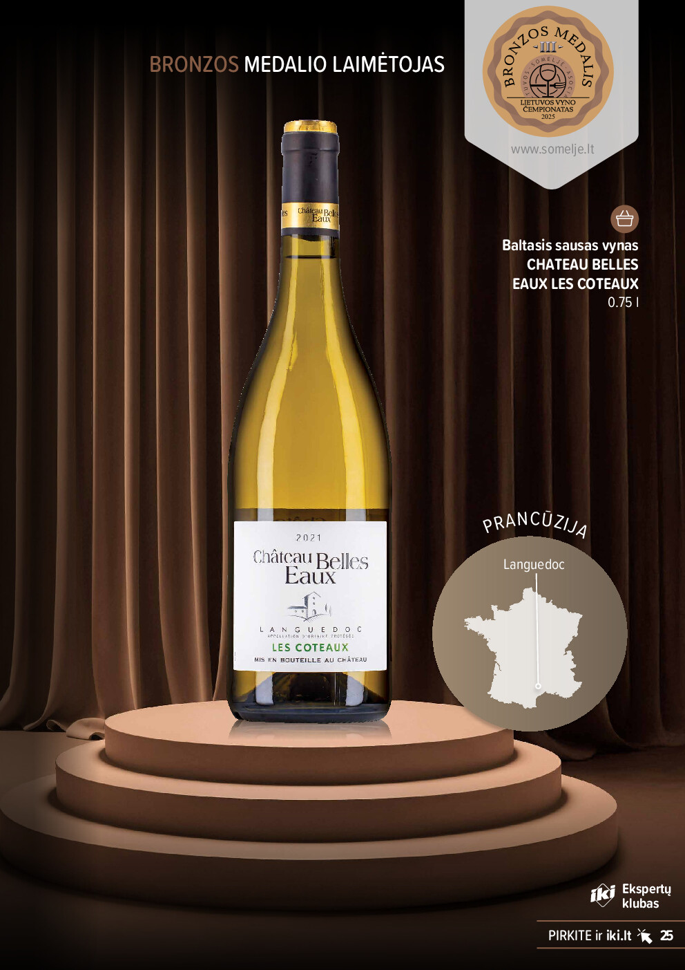 IKI apdovanotų vynų ir šampanų kolekcija 2025 | 25