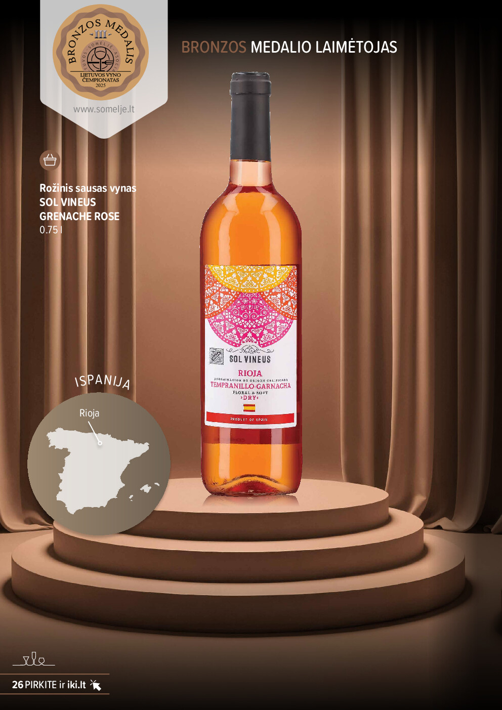 IKI apdovanotų vynų ir šampanų kolekcija 2025 | 26