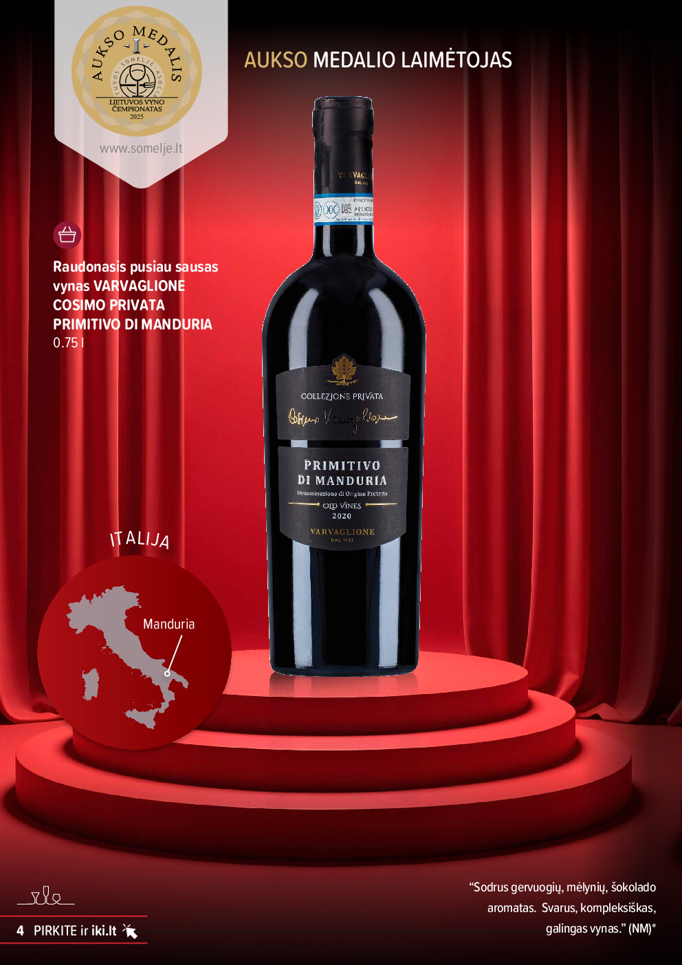 IKI apdovanotų vynų ir šampanų kolekcija 2025 | 4