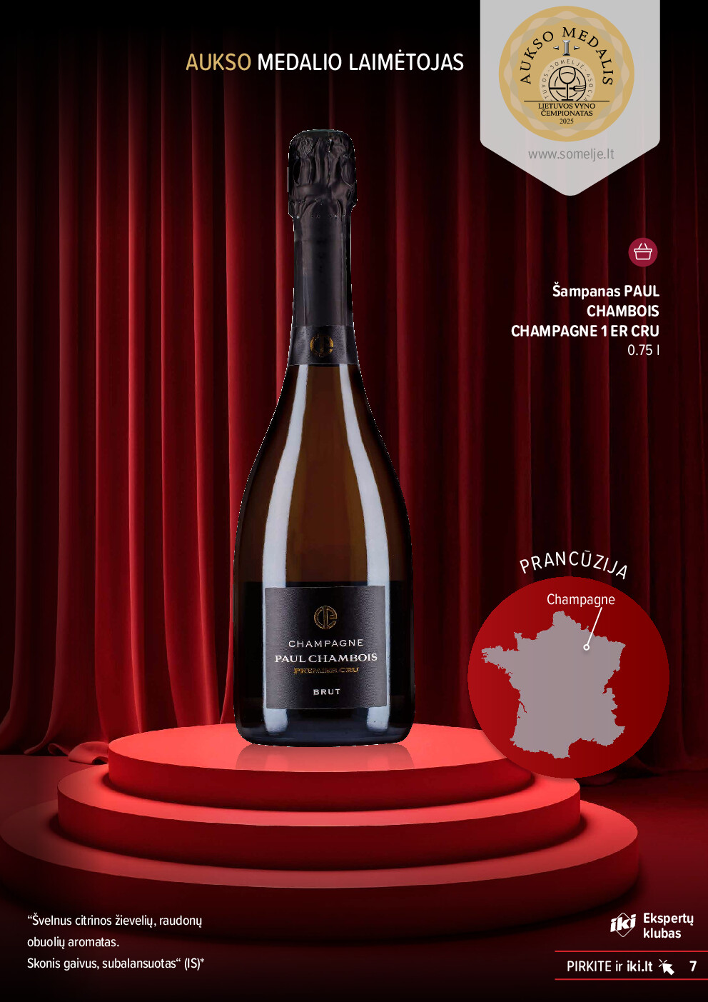 IKI apdovanotų vynų ir šampanų kolekcija 2025 | 7