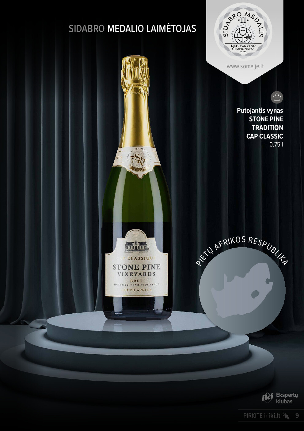 IKI apdovanotų vynų ir šampanų kolekcija 2025 | 9