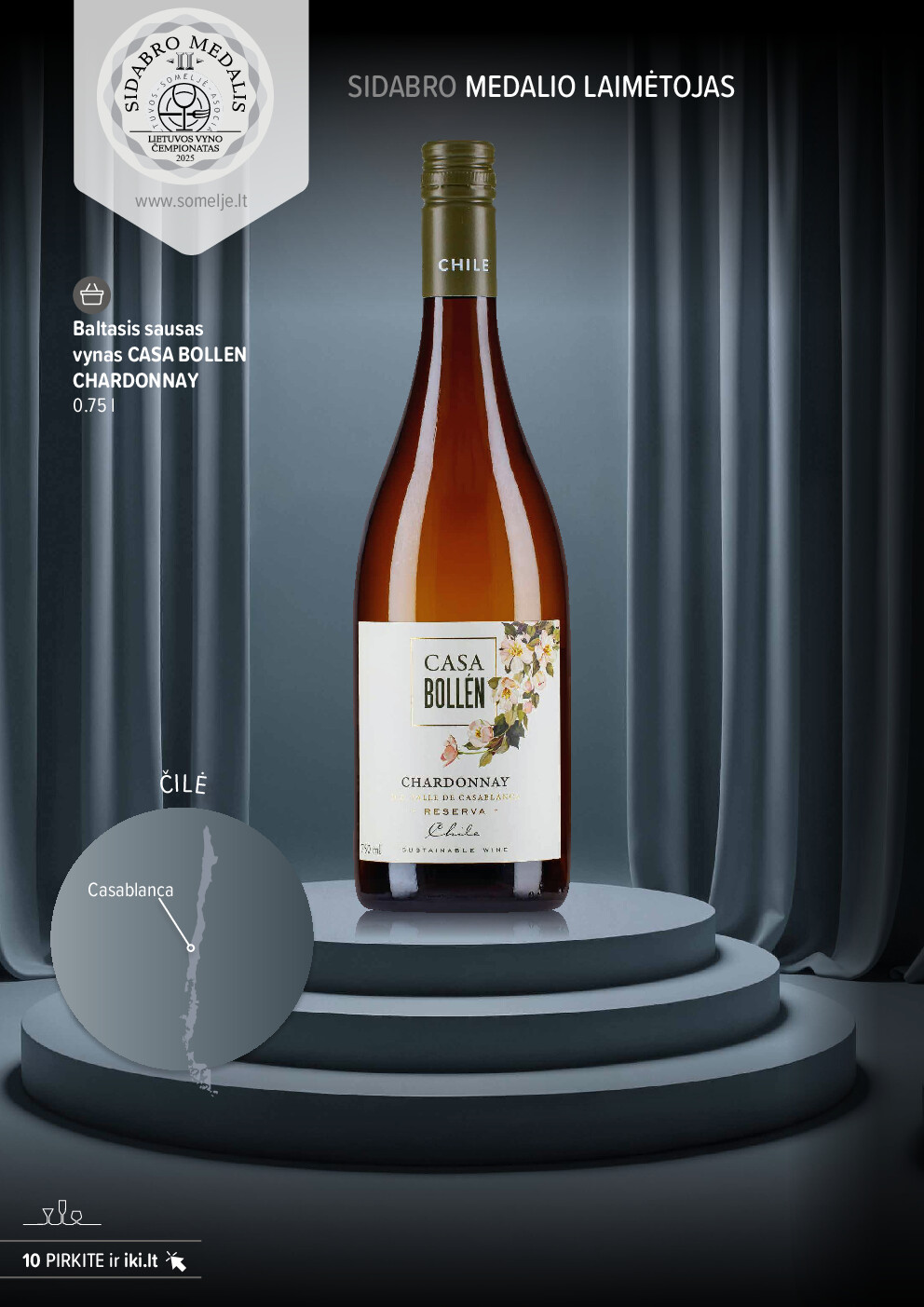 IKI apdovanotų vynų ir šampanų kolekcija 2025 | 10