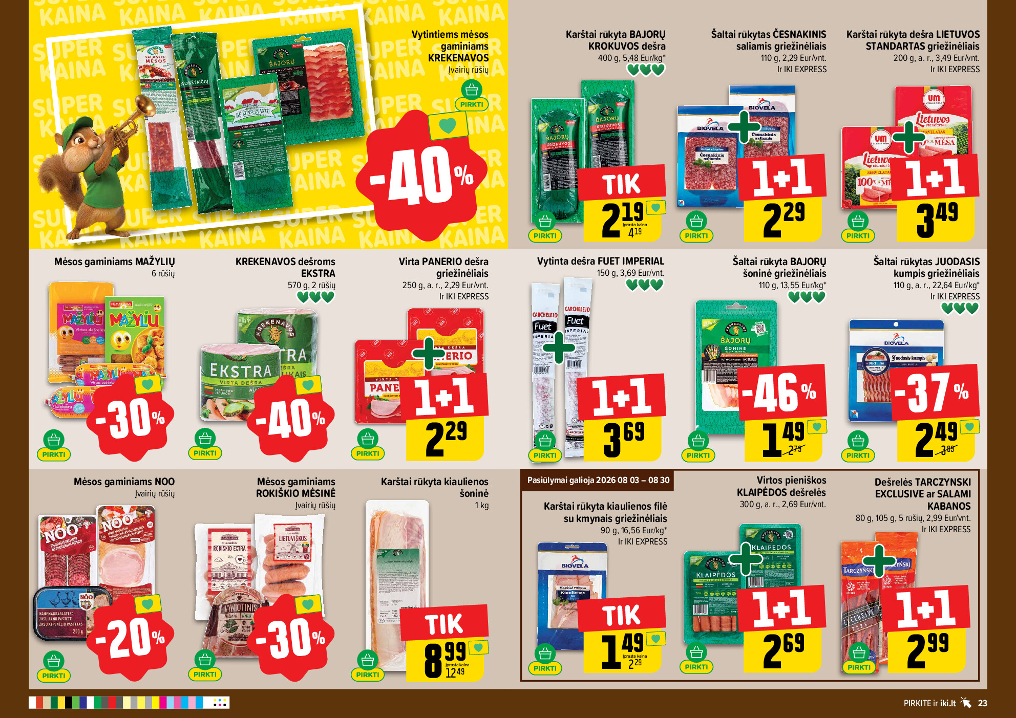 IKI Kainų leidinys Nr. 32 (2026-08-03 - 2026-08-09) | 12