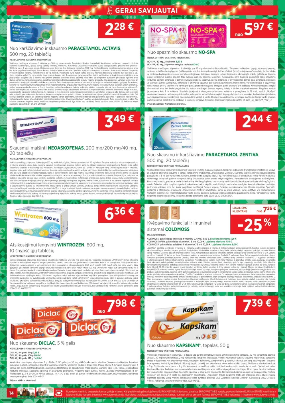 EUROVAISTINĖ (2025 12 01 - 2025 12 31) | 14