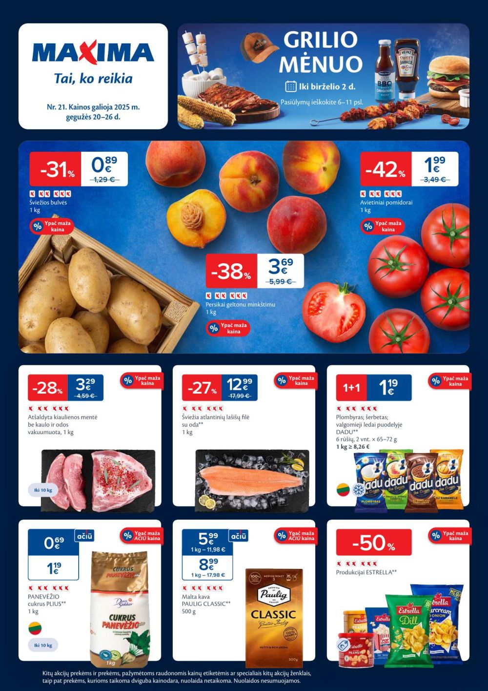 MAXIMA - Kaininis leidinys Nr.21 (2025 05 20 - 2025 05 26) | 1