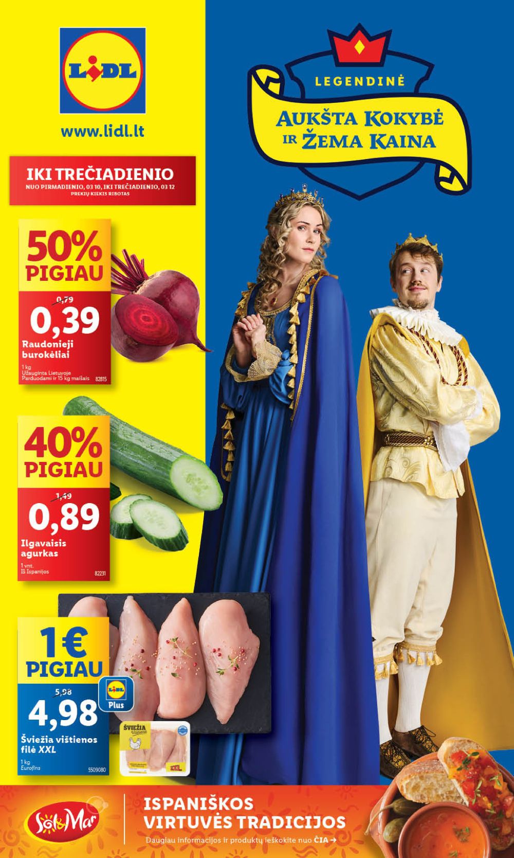 LIDL - Maisto prekių pasiūlymai (2025 03 10 - 2025 03 16) | 1