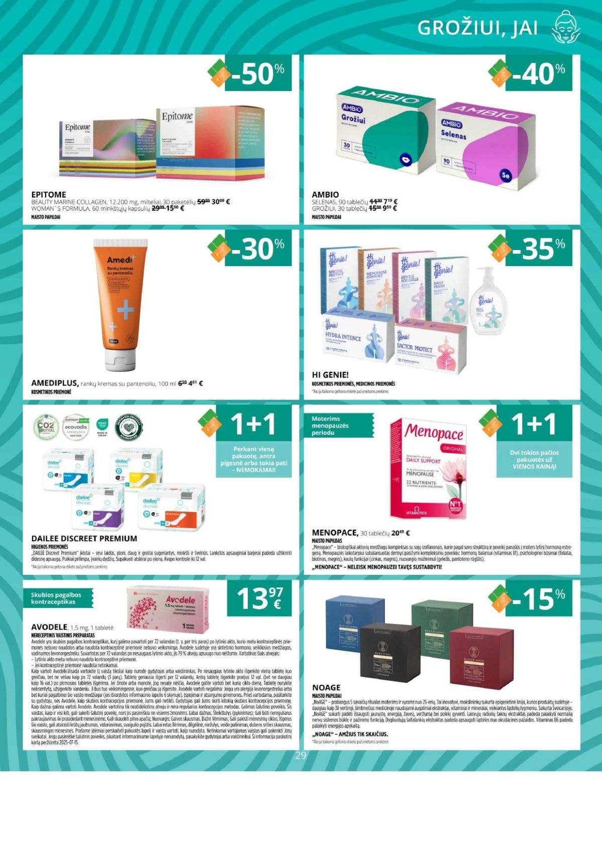 GINTARINĖ VAISTINĖ (2026 04 01 - 2026 04 30) | 15