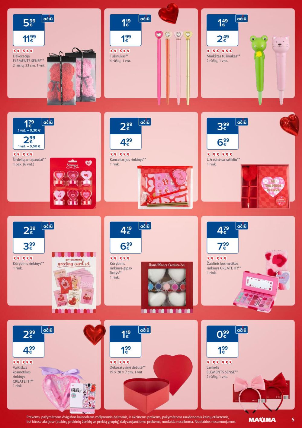 MAXIMA - Valentino mėnuo (2026 01 22 - 2026 02 16) | 5