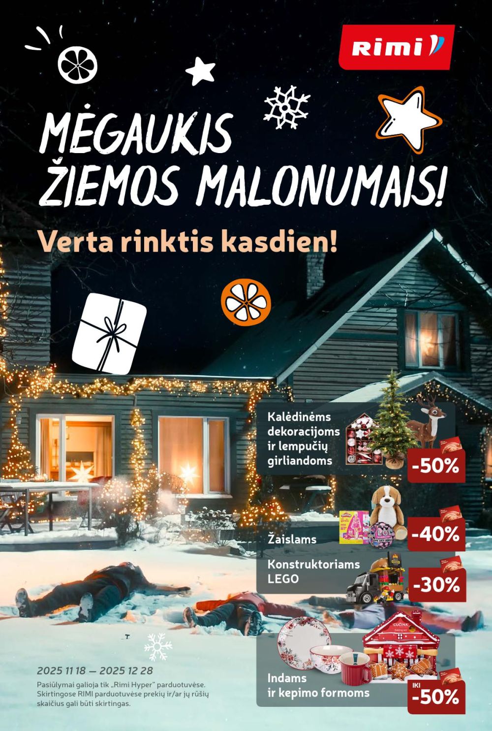 RIMI - Žiemos švenčių katalogas (2025 11 18 - 2025 12 28) | 1