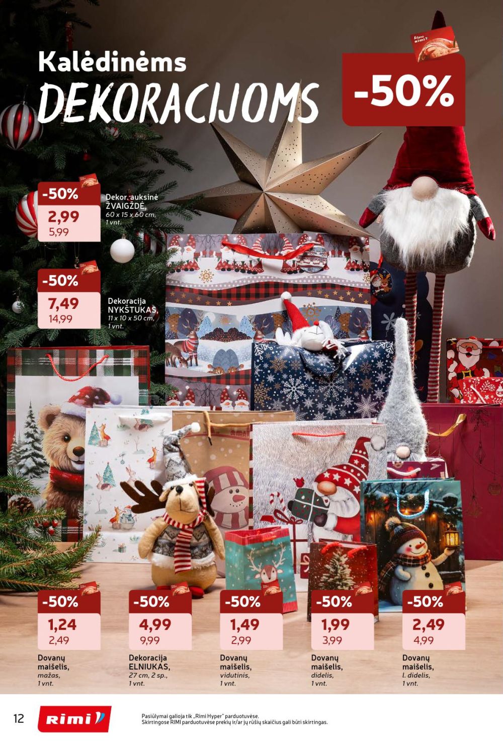 RIMI - Žiemos švenčių katalogas (2025 11 18 - 2025 12 28) | 12