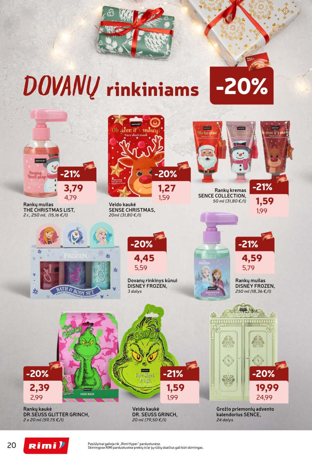 RIMI - Žiemos švenčių katalogas (2025 11 18 - 2025 12 28) | 20