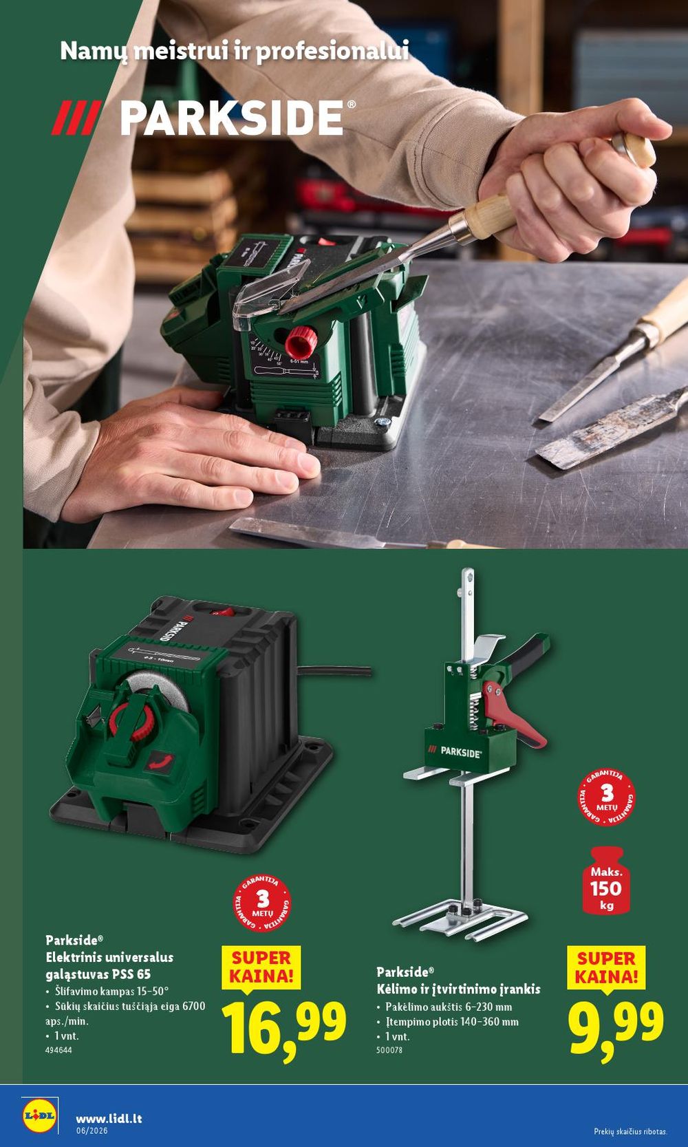 LIDL - Ne maisto prekių pasiūlymai (2026 02 02 - 2026 02 08) | 16